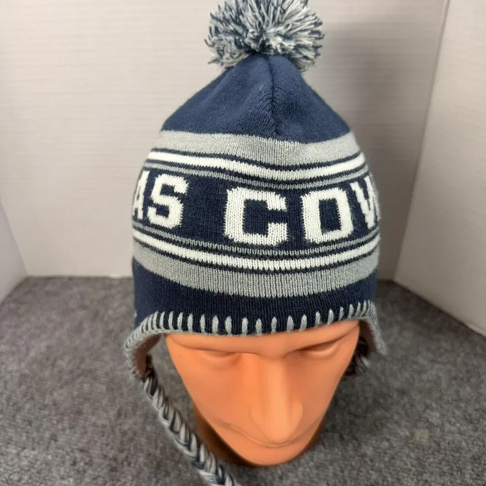 Dallas Cowboys Hat Cap Youth One Size Blue Beanie NFL Football Team Apparel